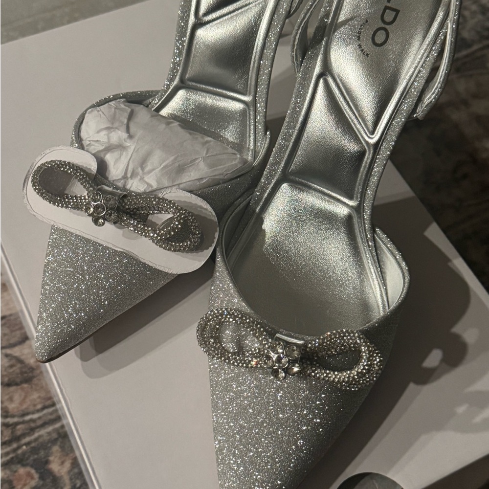 Aldo Silver Addie Shoes - Picture 7 of 11